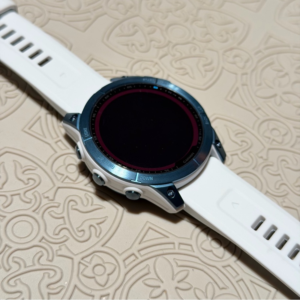 Garmin Fenix 7 Sapphire Solar White Band Adventure GPS Smartwatch - Picture 6 of 11